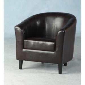 Trinkal Tub Chair In Expresso Brown