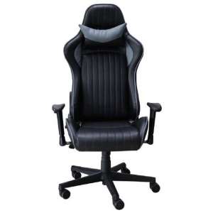 Steyning Adjustable Recliner Office Chair In Black And Grey