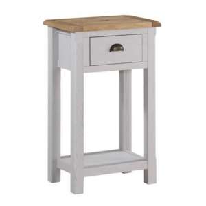 Trevino Small Console Table In Antique Grey Painted