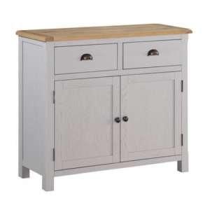 Trevino Small Sideboard In Antique Grey Painted