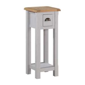 Trevino Telephone Table In Antique Grey Painted