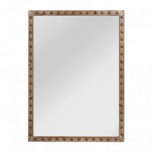 Tribes Rectangular Wall Bedroom Mirror In Natural Frame