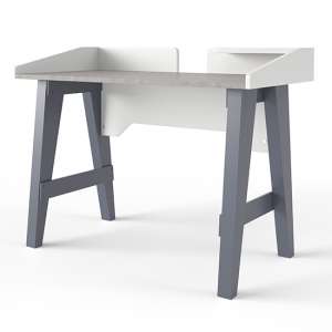 Todwick Wooden Computer Desk In Grey