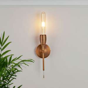 Tubes 1 Lamp Wall Light In Bronze