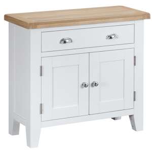 Tyler Wooden 2 Doors And 1 Drawer Sideboard In White