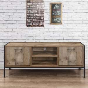 Urban Wooden TV Unit In Rustic