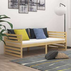 Veras Solid Pinewood Single Day Bed In Natural