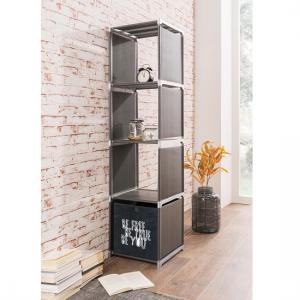 Vetra Shelving Unit In Anthracite With 4 Shelf