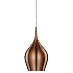 Vibrant 12cm Pendant Light In Copper