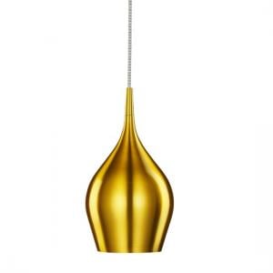 Vibrant 12cm Pendant Light In Gold