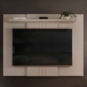 Vistoc Wooden Extending Wall Hung Entertainment Unit In Grey