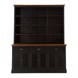 Vorgo Large Wooden Dressing Cabinet In Black