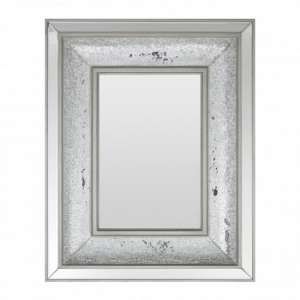 Wallisian Wall Bedroom Mirror In Antique Silver Frame