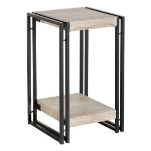 Whitlow Wooden Low Plant Stand In Oak