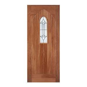 Westminster Glazed Hardwood 2032mm x 813mm External Door In Oak