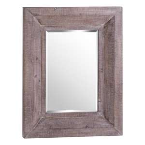 Wharf Wall Mirror In Reclaimed Wood Frame
