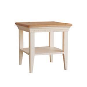 Winchester Wooden End Table In Silver Birch