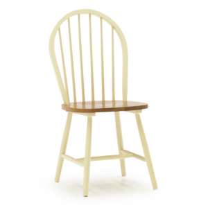 Windsor Wooden Dining Chair In Buttermilk