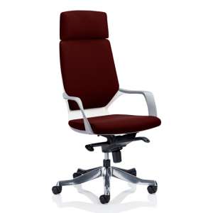 Xenon High Back Headrest Office Chair In Ginseng Chilli