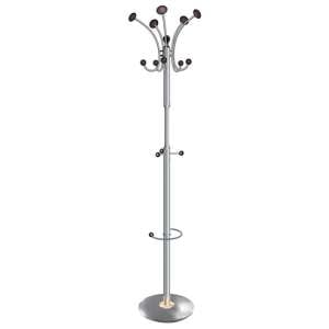 Yucaipa Metal Revolving Office Coat Stand In Chrome