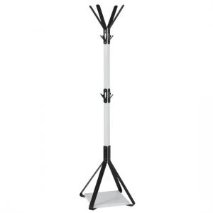 Zelena Metal Coat Stand In White And Black