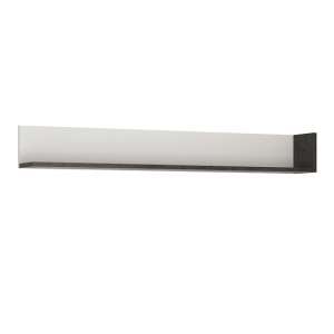 Zinger Large Wooden Wall Shelf In Slate Grey And Alpine White