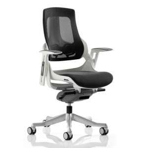 Zure Executive Office Chair In Charcoal With Arms